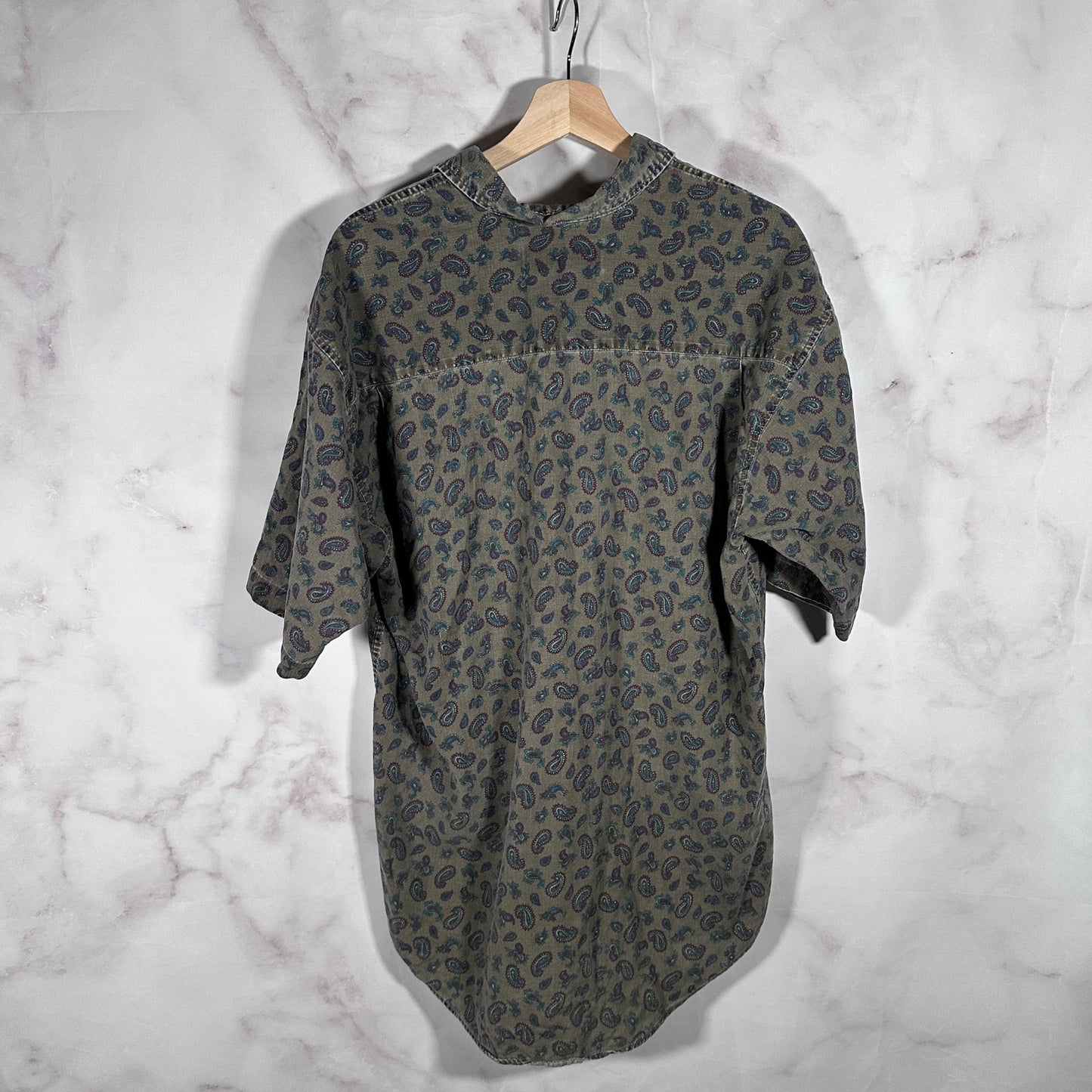 Vintage Green Paisley S/S Shirt