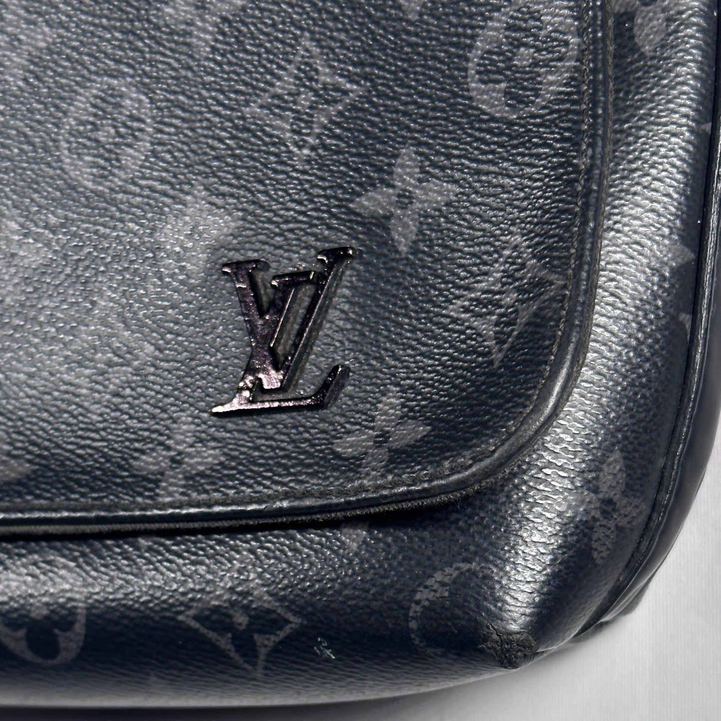 Louis Vuitton Black Monogram Eclipse Messenger Bag