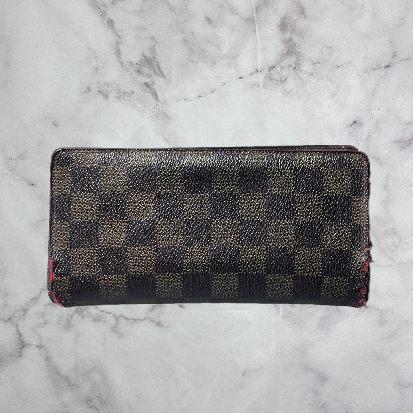Louis Vuitton Brown Damier Long Wallet