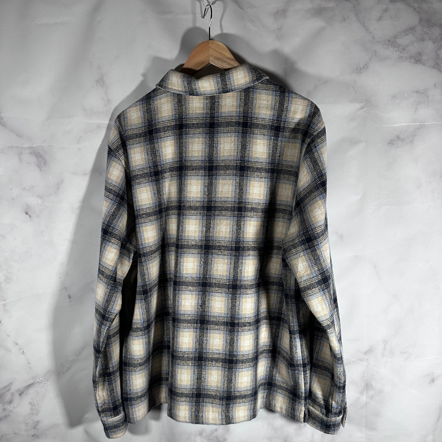 Andrew Miami Plaid Zipper Flannel
