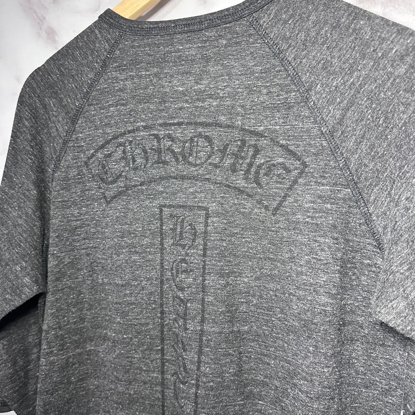 Chrome Hearts Dark Grey Logo Raglan Shirt
