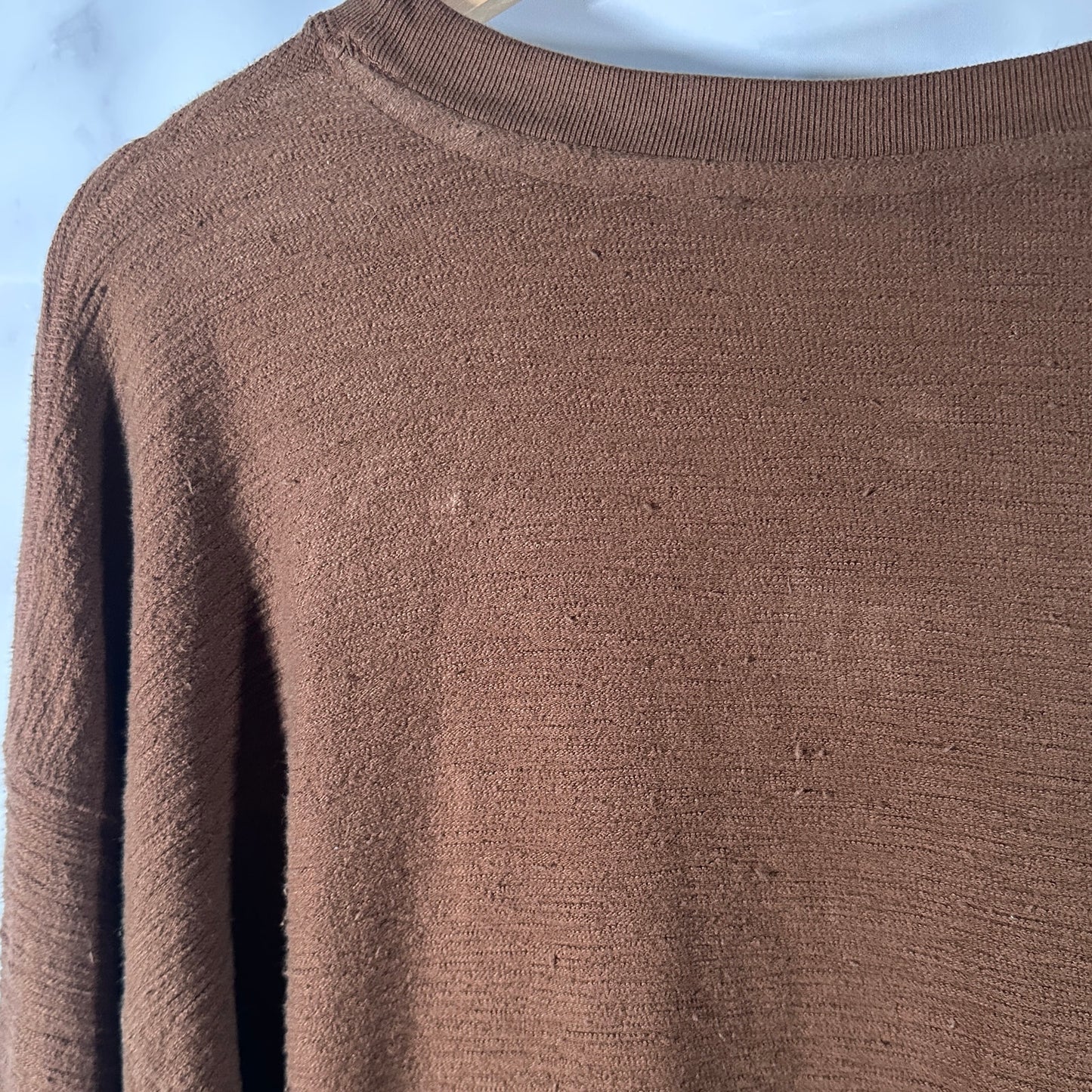 Hidden NY Brown Slub Henley Longsleeve