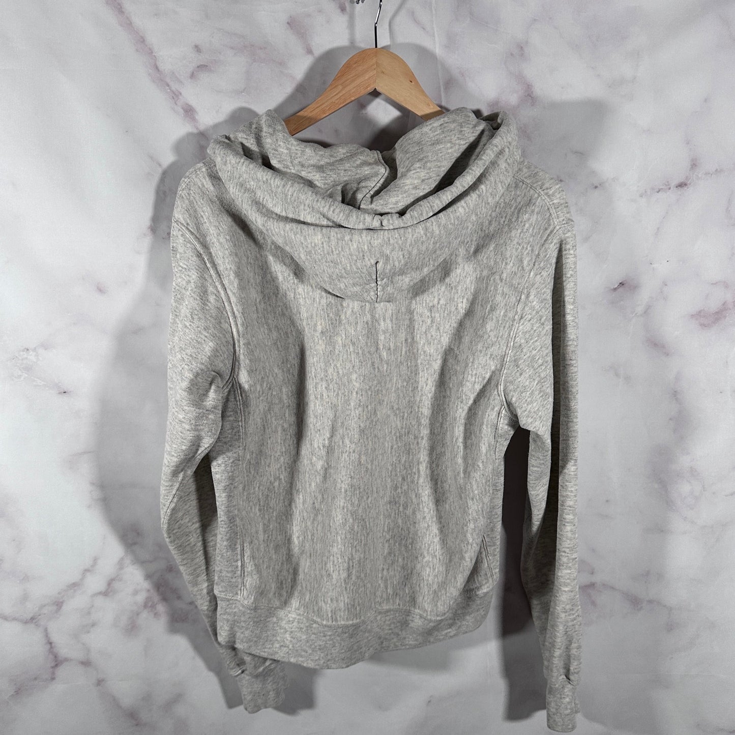Vintage Military Army Grey Zip-Up Hoodie