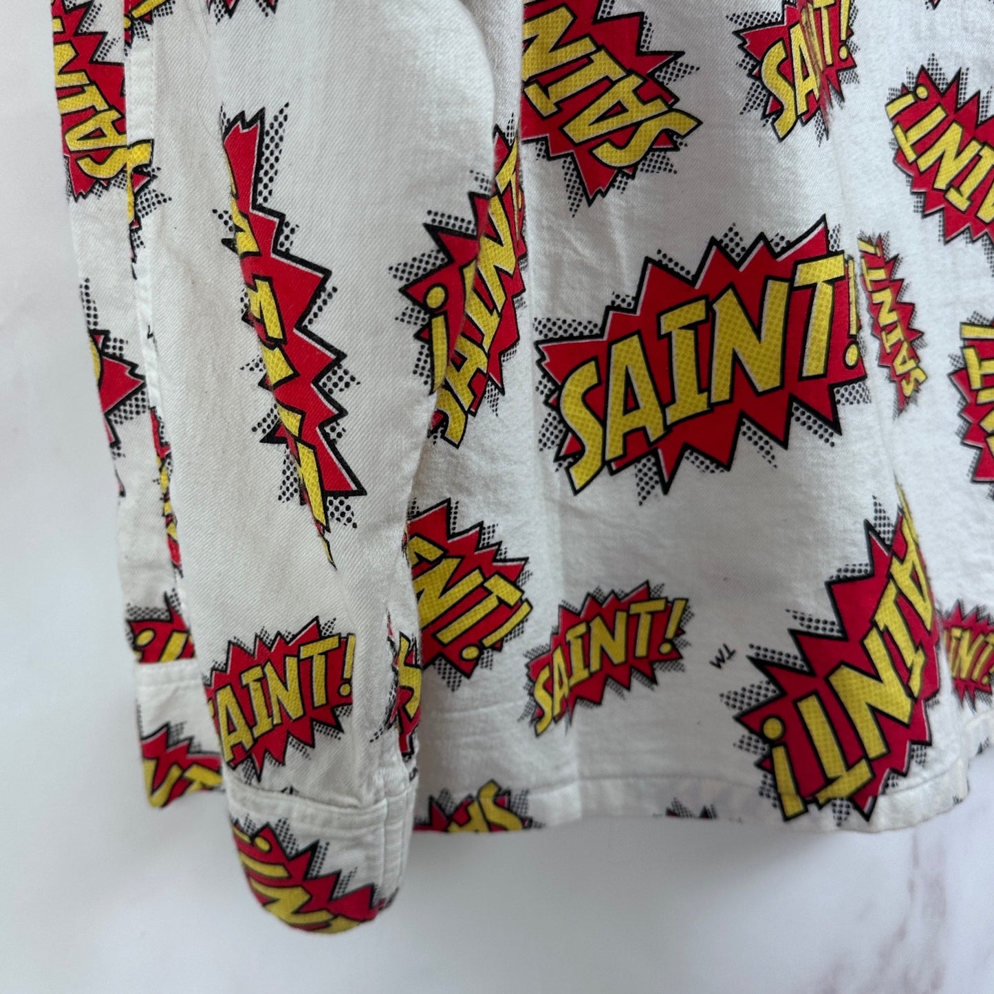 Saint Michael A/W22 POW Comic Button-Up Shirt