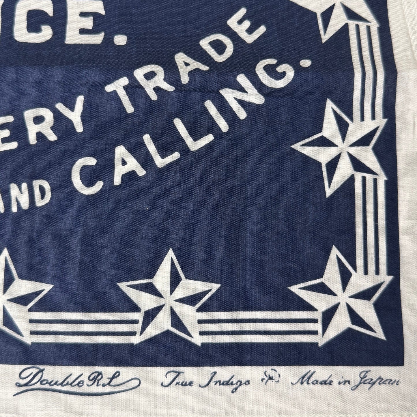 RRL Indigo Eagle Bandana