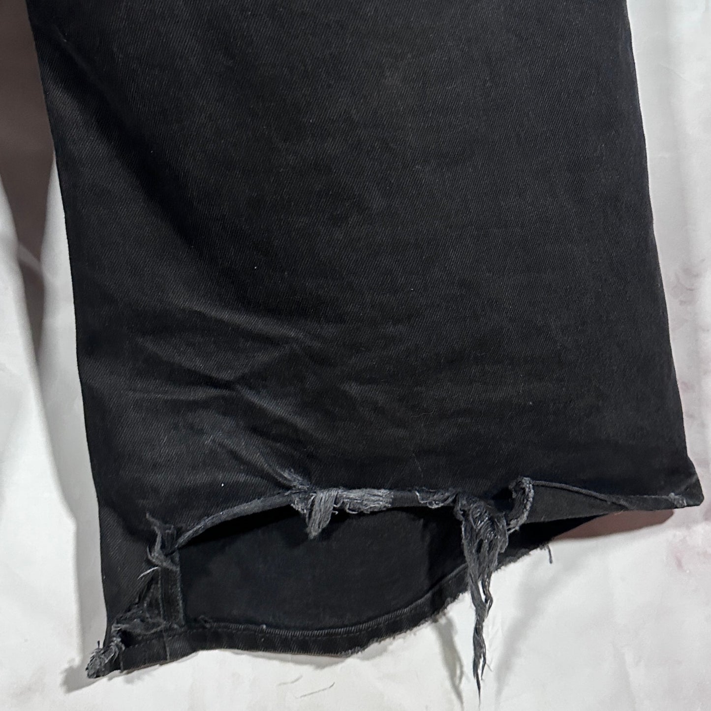 Vetements Black Destroyed Denim