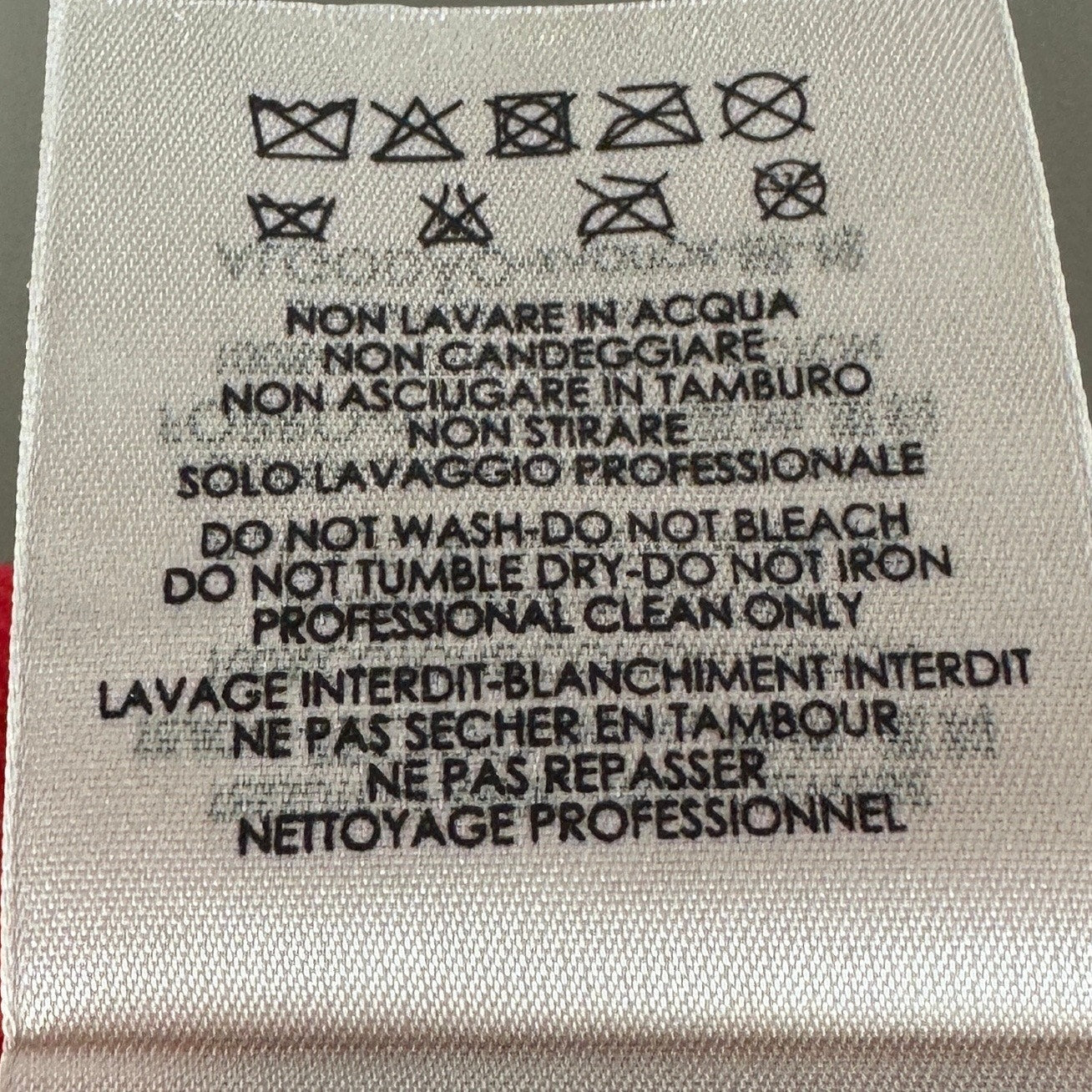 Balenciaga Red Tattoo Hat