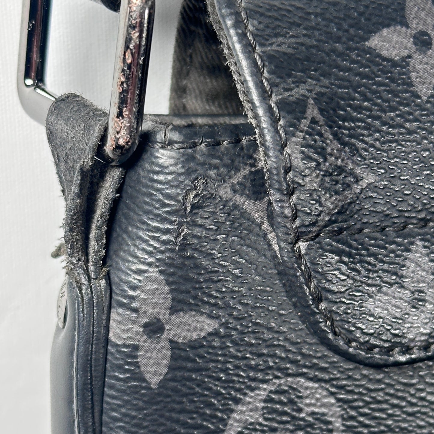 Louis Vuitton Black Monogram Eclipse Messenger Bag
