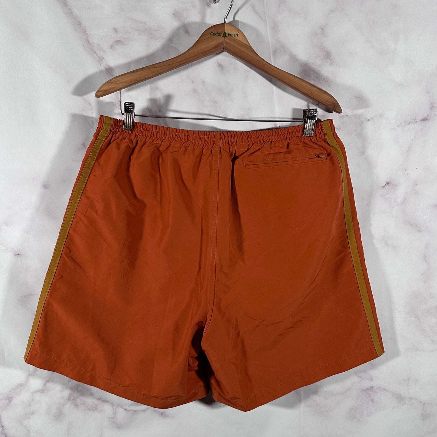 Bode Orange Rugby Shorts
