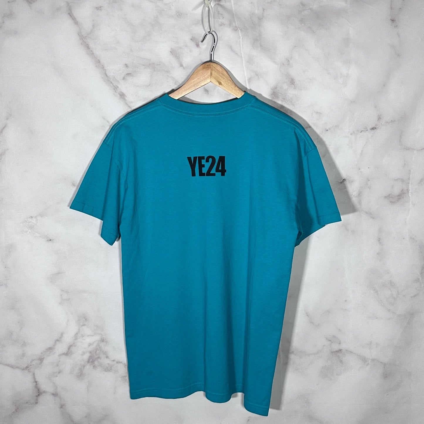 Balenciaga 1 of 1 YE24 Embroidered Blue Logo Tee