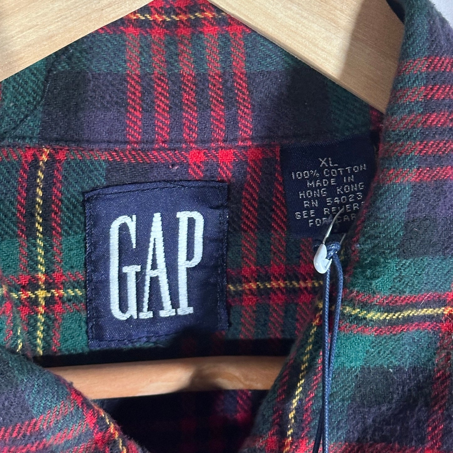 Sean Wotherspoon x Gap Vintage Red Zip Flannel