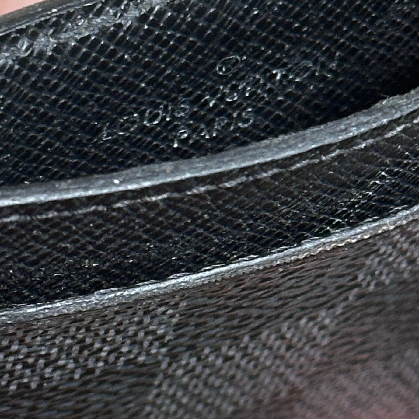 Louis Vuitton Black Damier Print Cardholder Wallet