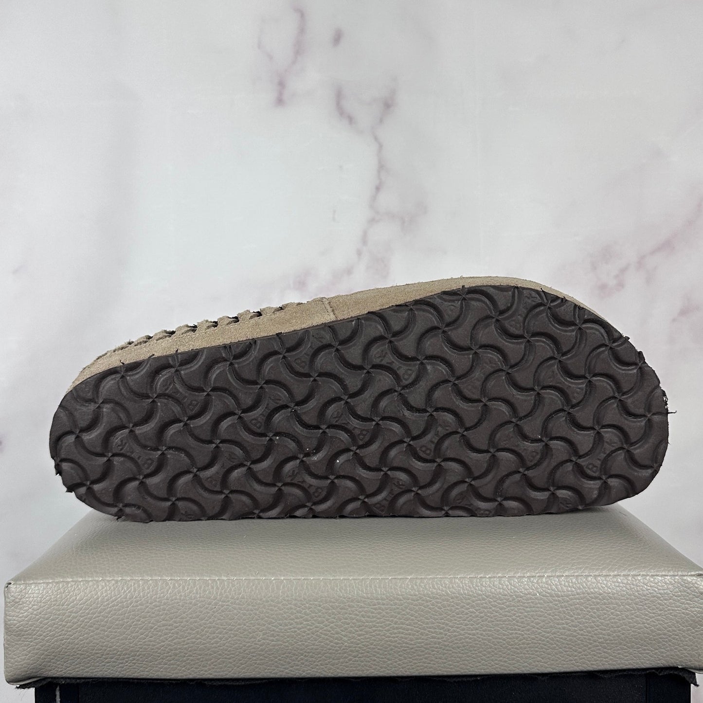 Birkenstock x Kith London Braided Taupe Suede