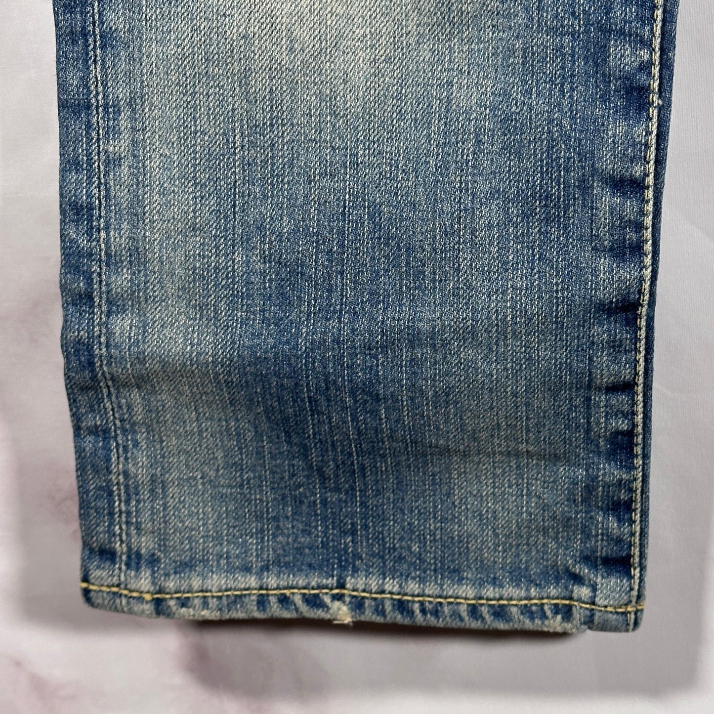 Hysteric Glamour Johnny Thunders Blue Repaired Denim Jeans