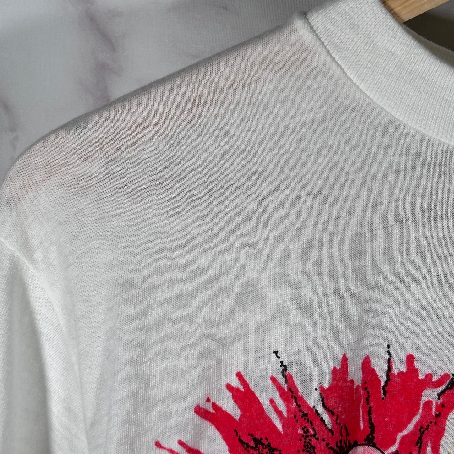 Pink Floyd 90's 'The Wall' White Graphic Tee