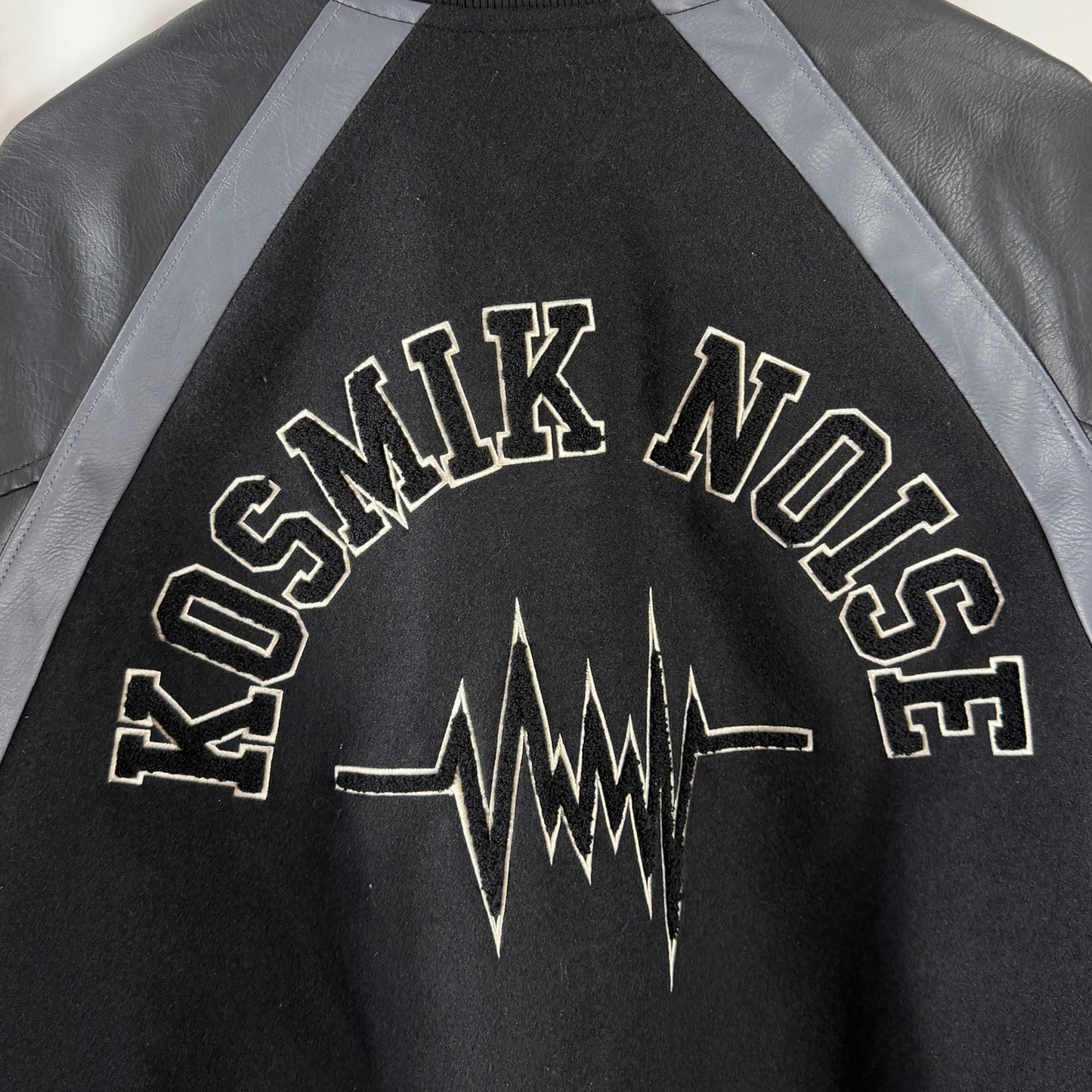 Undercover x GU Kosmik Noise Black Varsity Jacket
