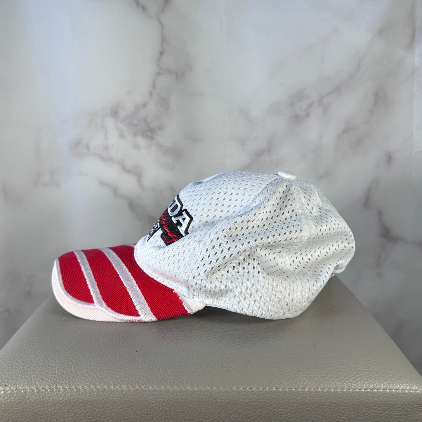 Honda Racing x Fox Official Team Issue Racewear White/Red Mesh Hat