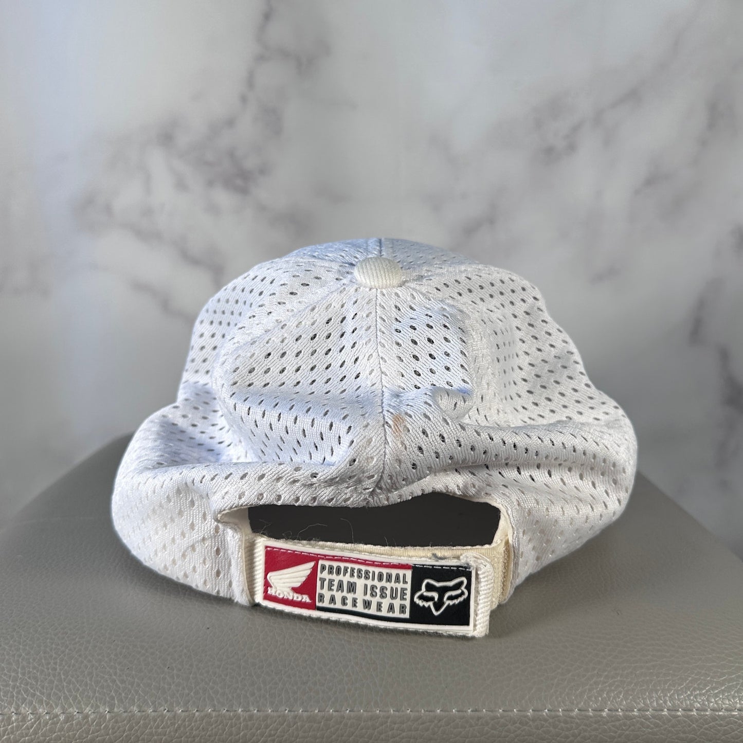 Honda Racing x Fox Official Team Issue Racewear White/Red Mesh Hat