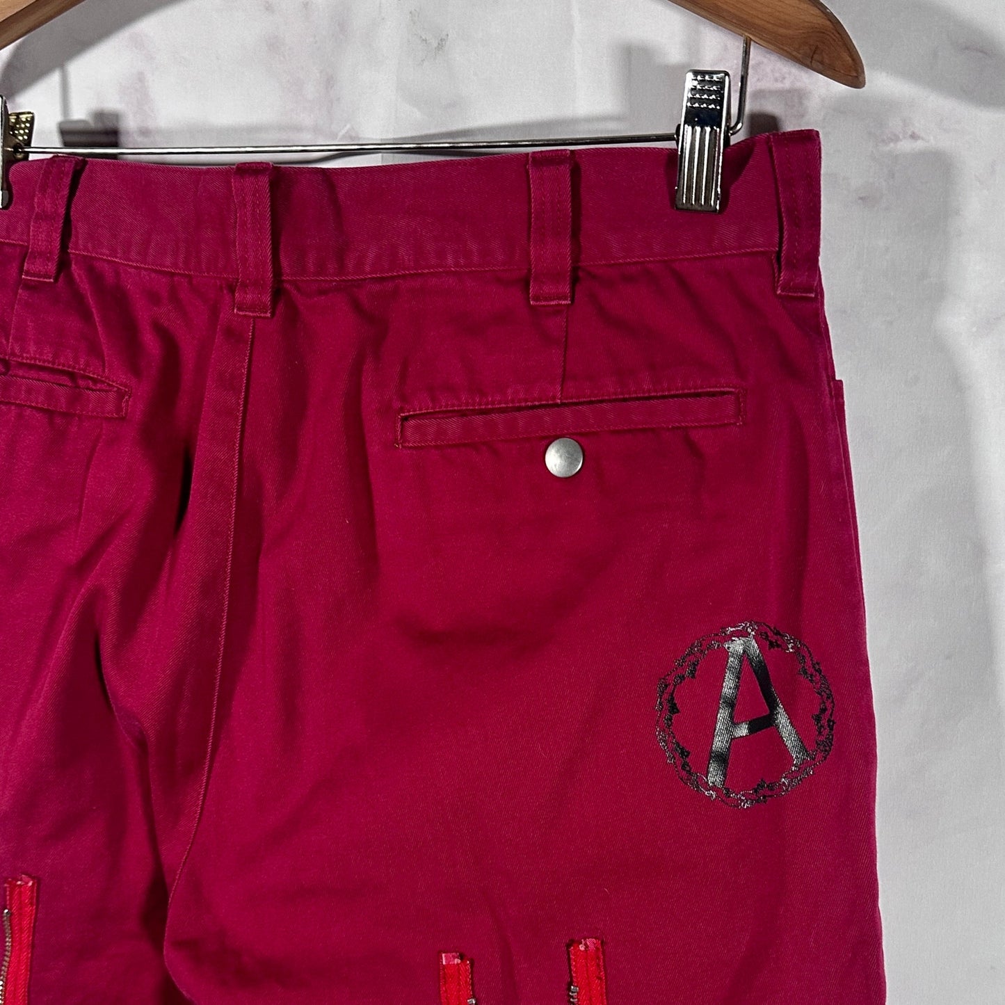 Supreme x Undercover F/W16 Red Anarchy Zipper Pants