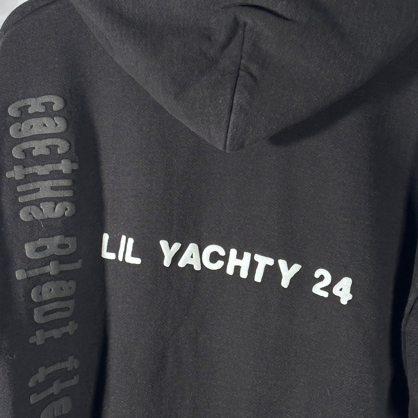 Cactus Plant Flea Market x Lil Yachty Coachella 2024 ‘Wock to Coachella’ Black Print Hoodie