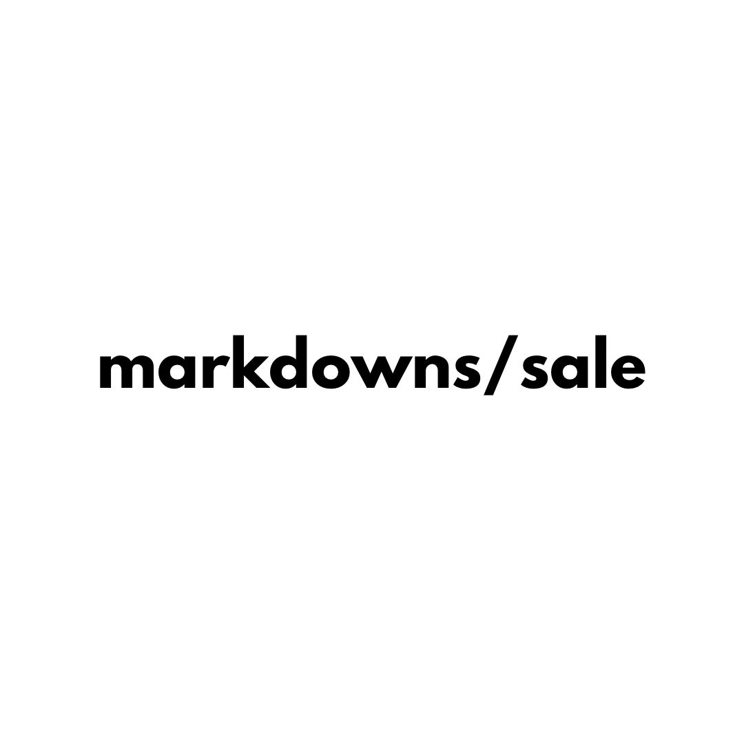 Markdowns