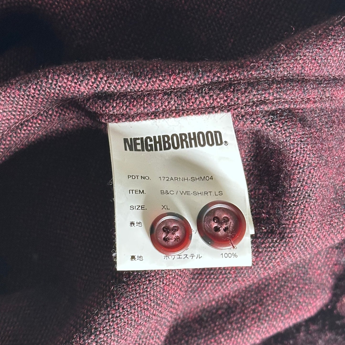 Neighborhood Wool Overshirt Button-Up