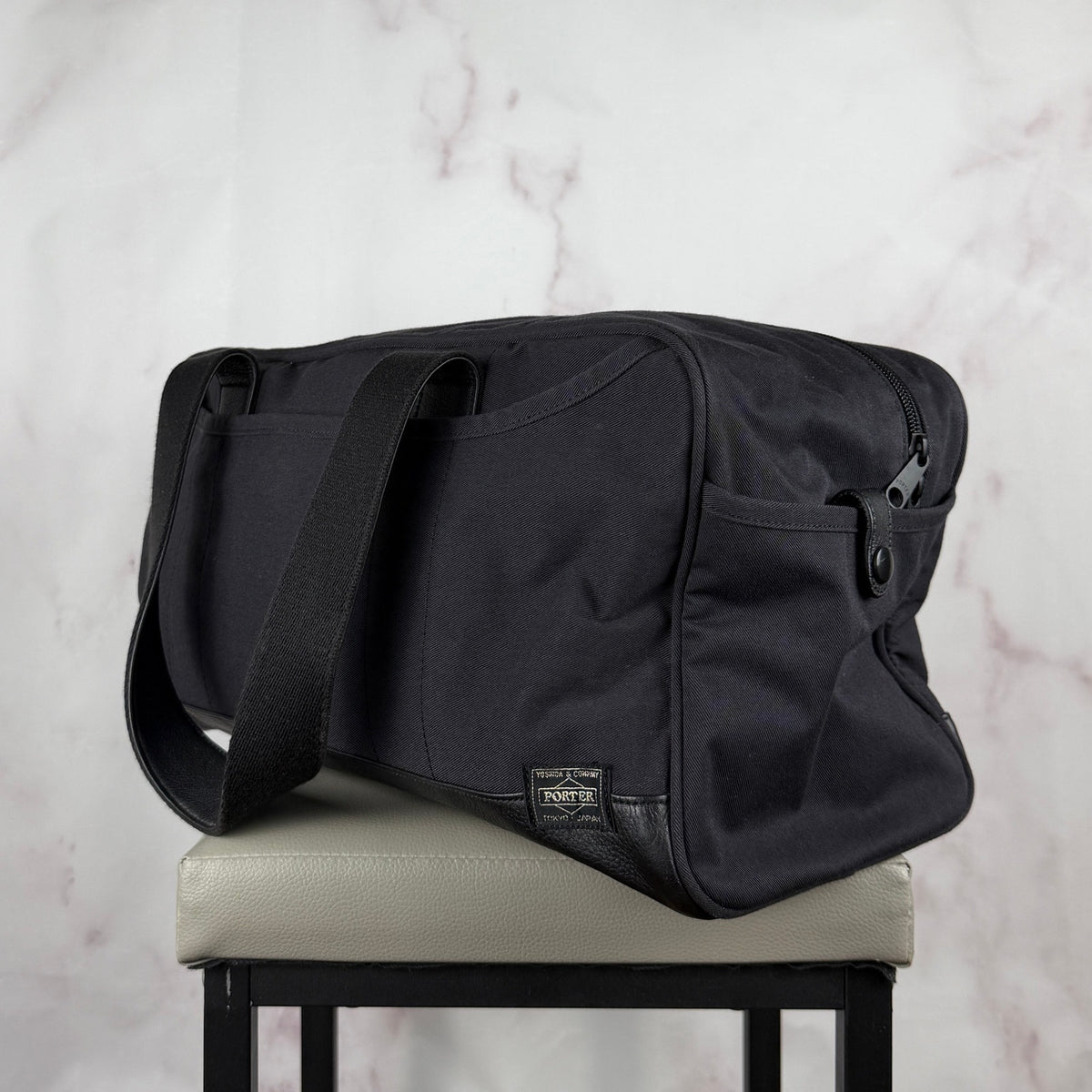 Porter Yoshida & Co. Black Boston Travel Bag