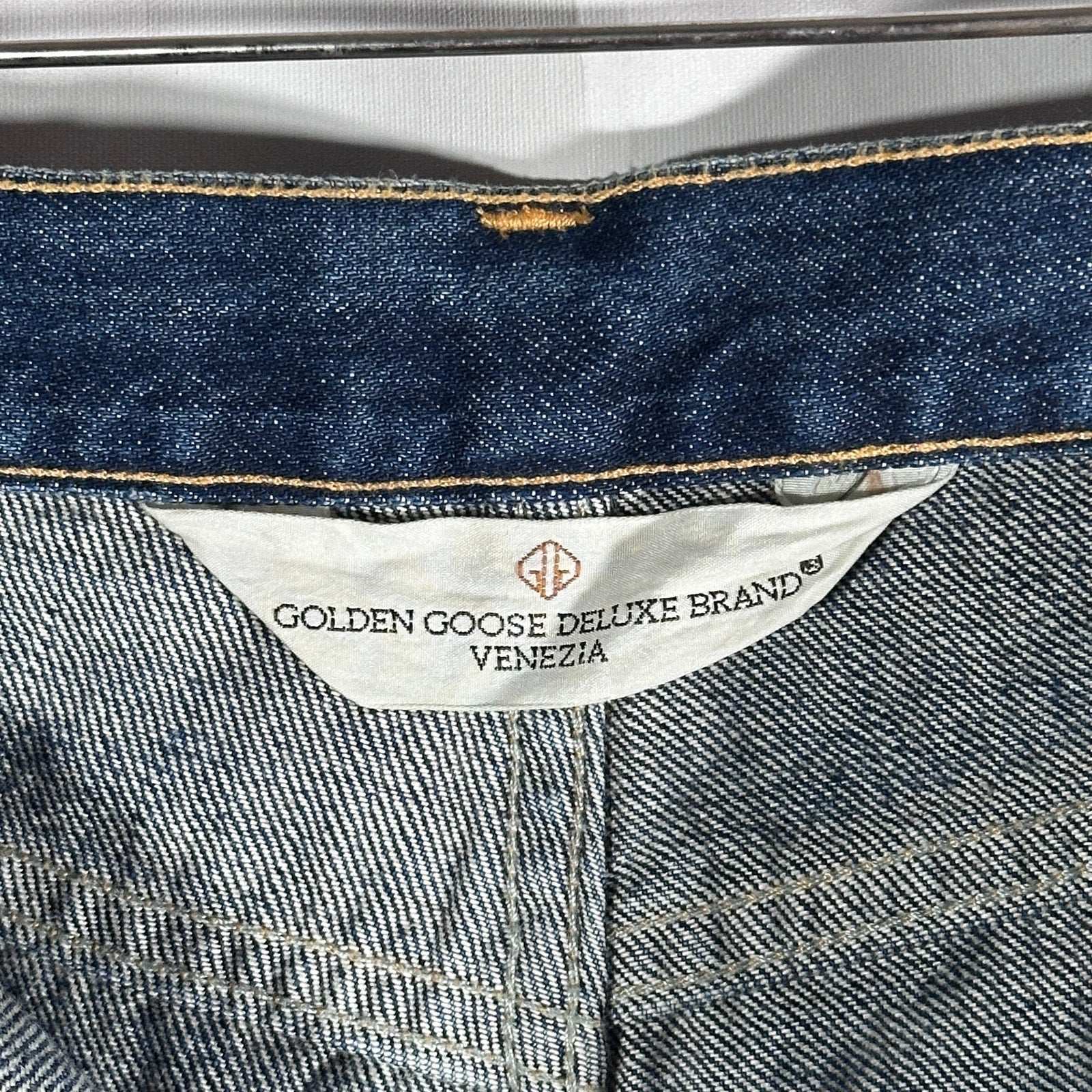 Golden Goose Deluxe Blue Slim Denim