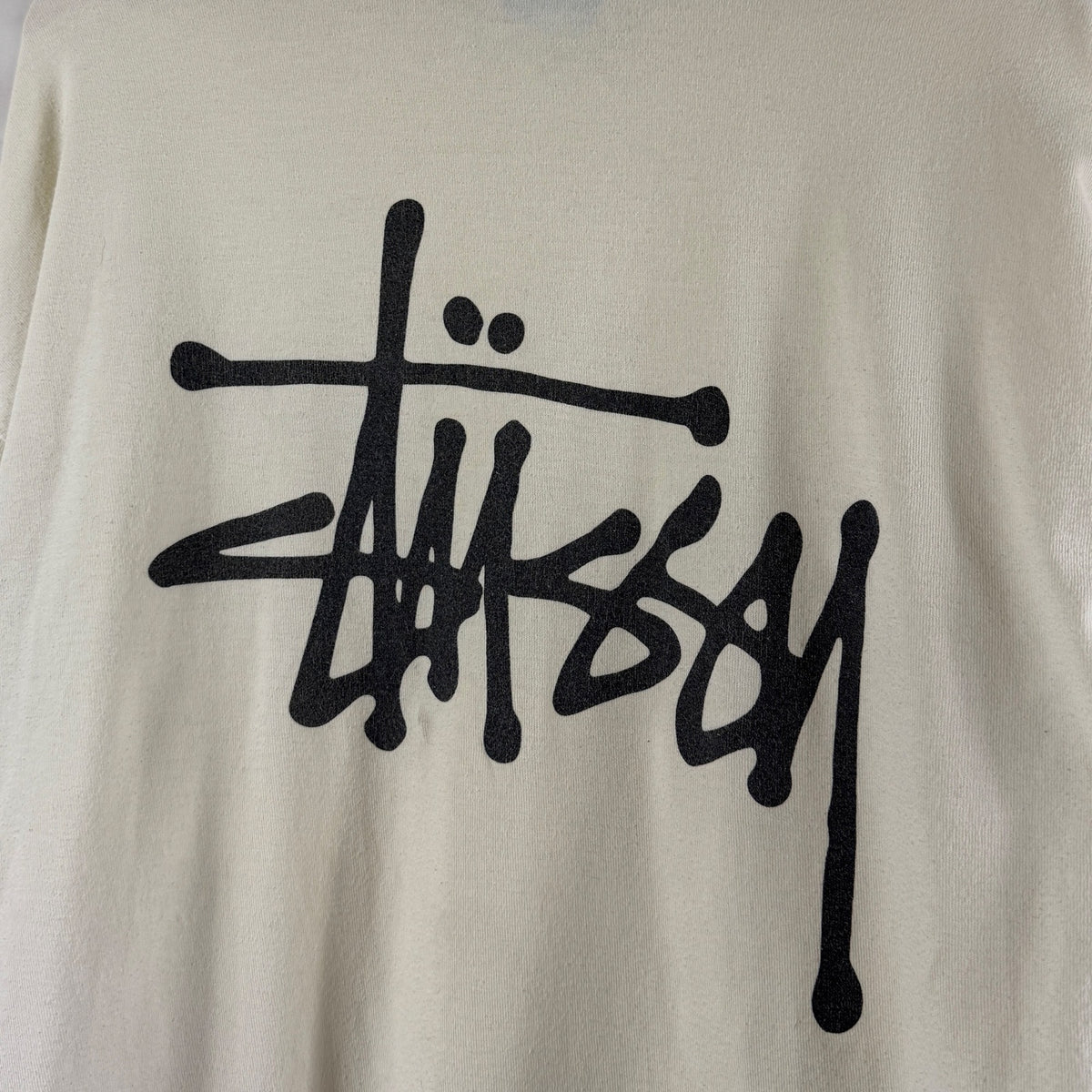 Stussy White Logo Longsleeve