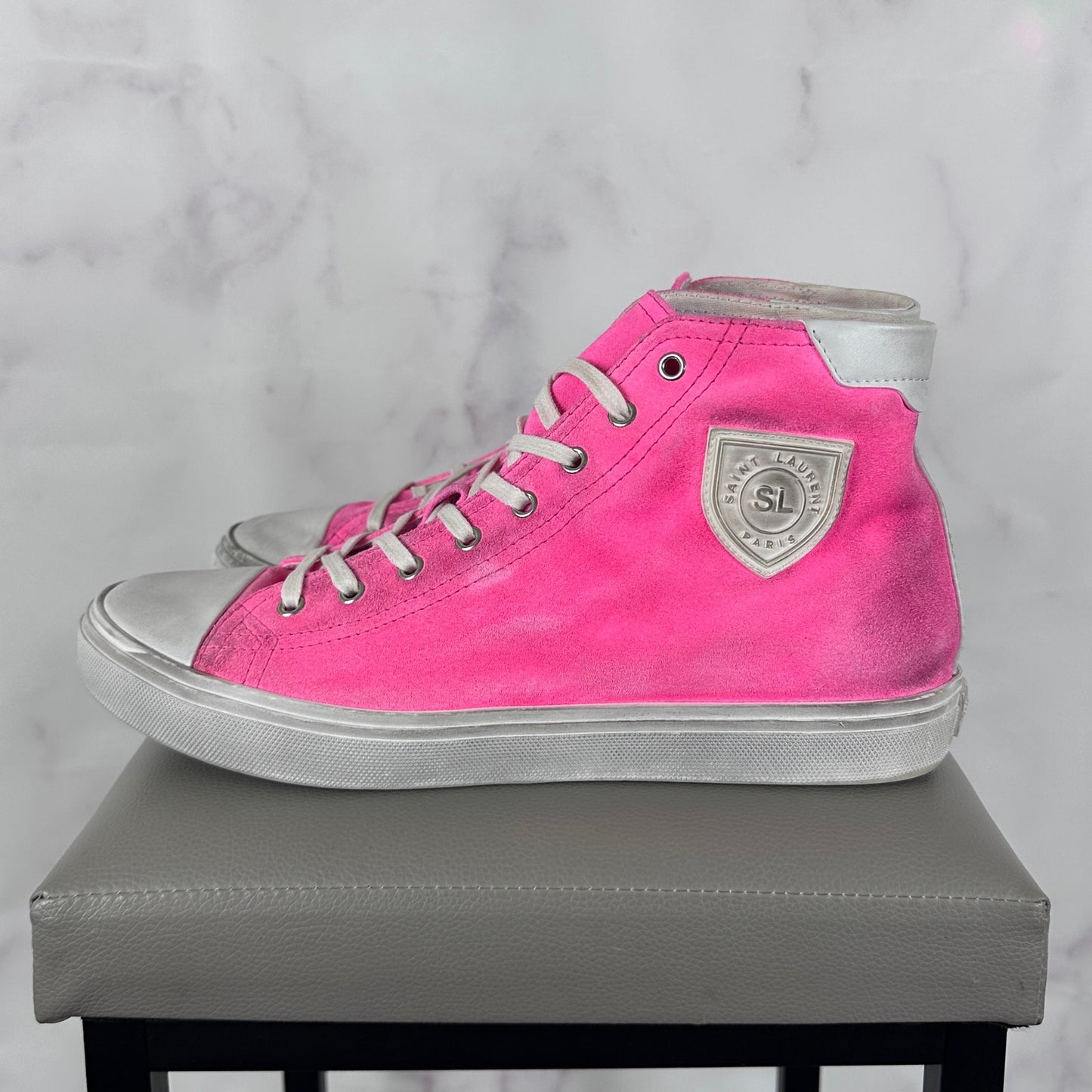 Saint Laurent Paris Pink Bedford High