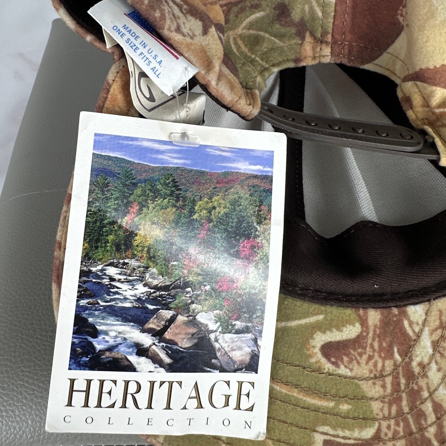Vintage 80s Walls Tree Camo SnapBack Hat