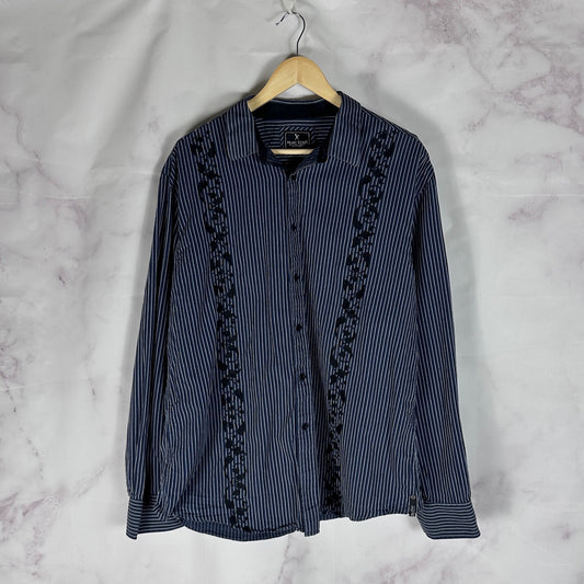 Marc Ecko Paisley Stripe Button-Up Shirt