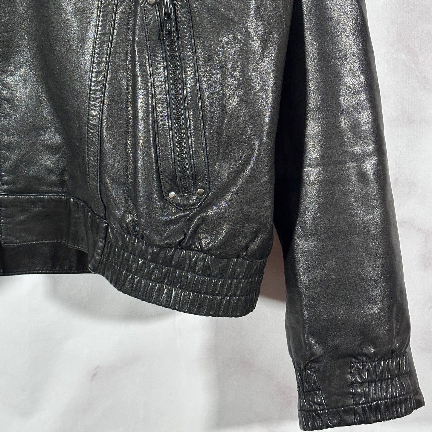 Hein Gericke Harley Davidson Black Leather Biker Jacket