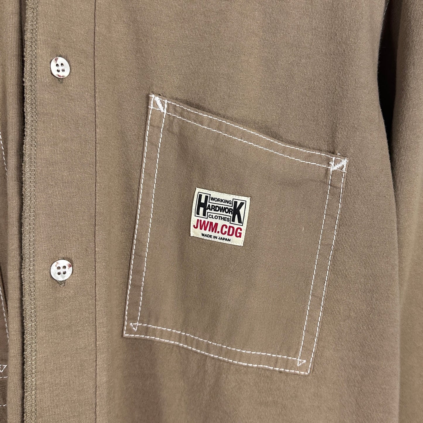 Comme des Garçons Junya Watanabe 2005 Work Button-Up Sweatshirt