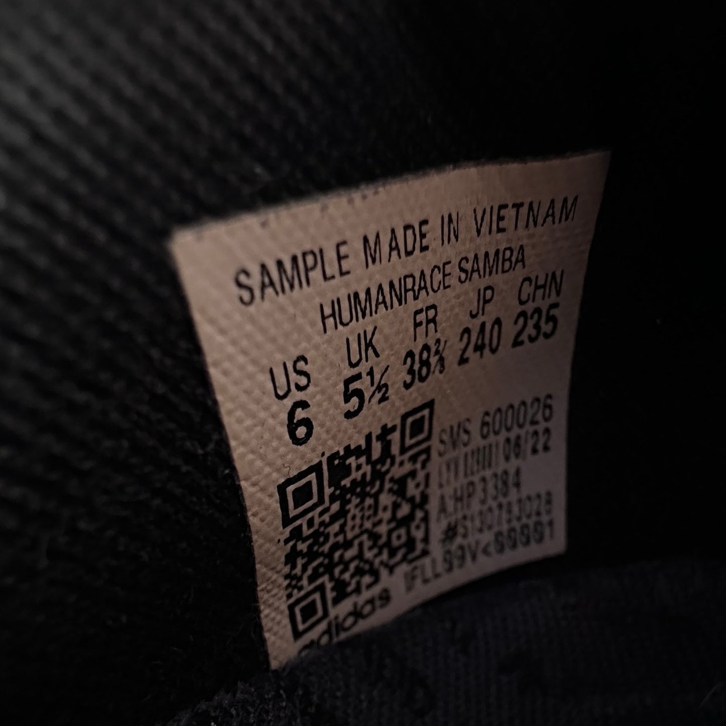 Adidas x Pharrell Williams Sample Humanrace Navy Samba