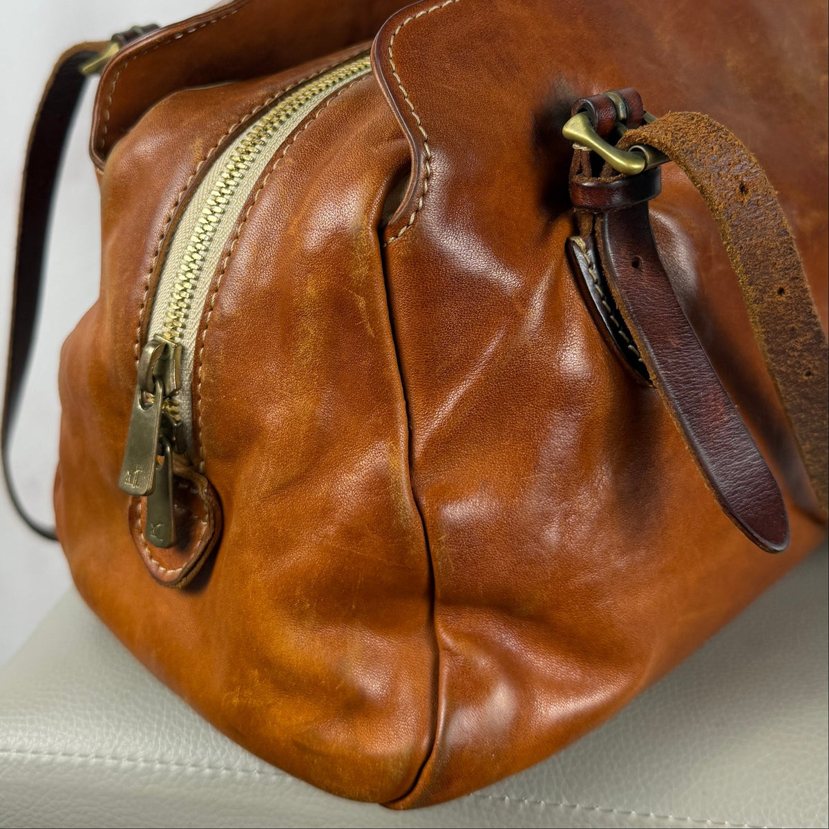 ANNAK Japan Handcrafted Leather Mini Boston Bag