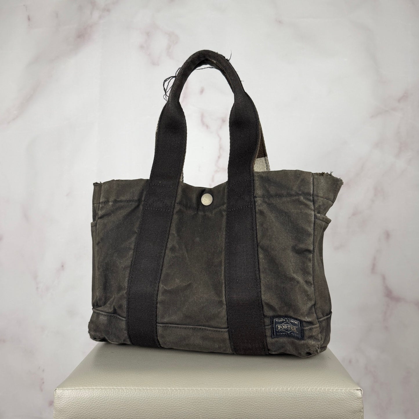 Porter-Yoshida & Co. Black Canvas Mini Tote