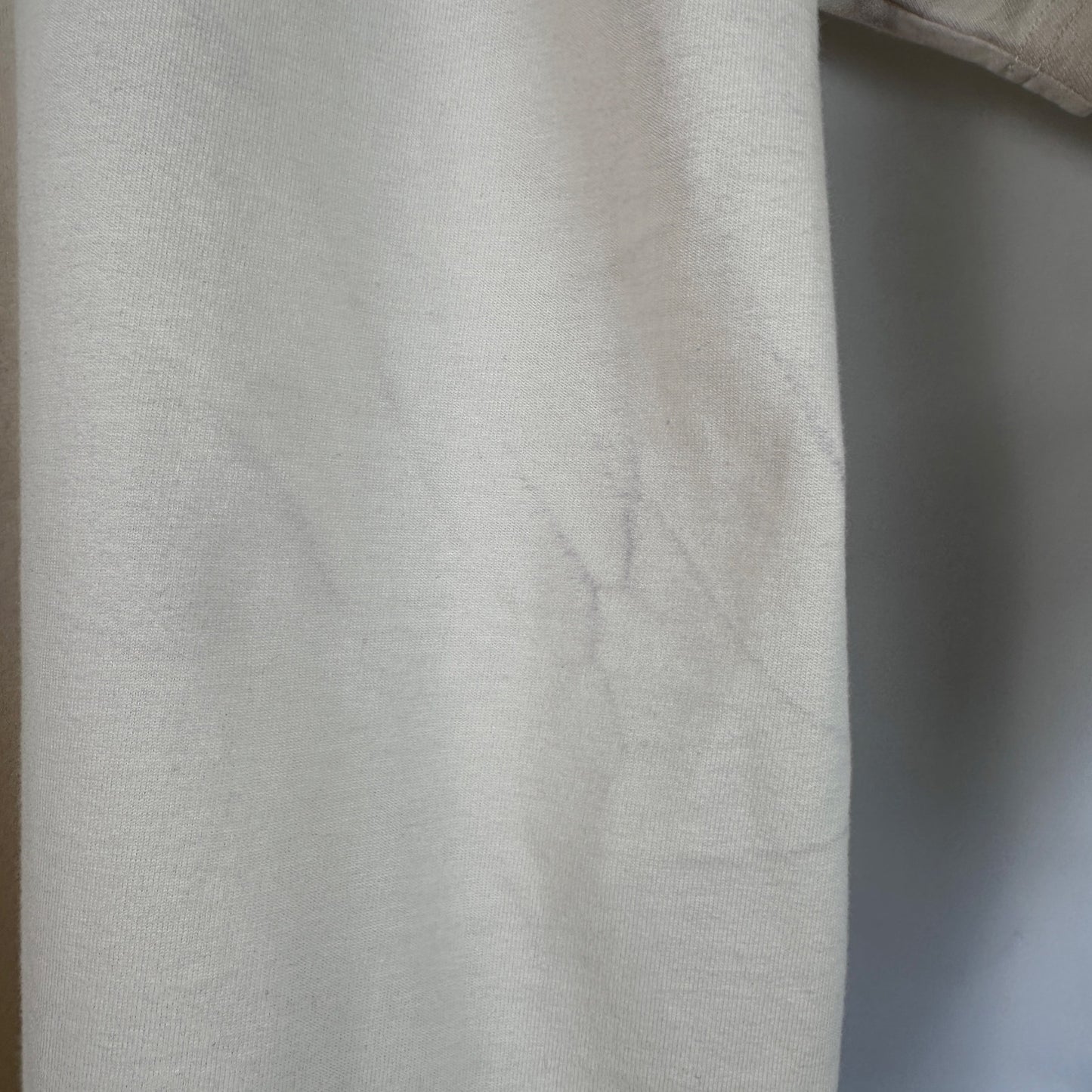 Balenciaga F/W22 Hybrid Layered Cream Longsleeve Shirt