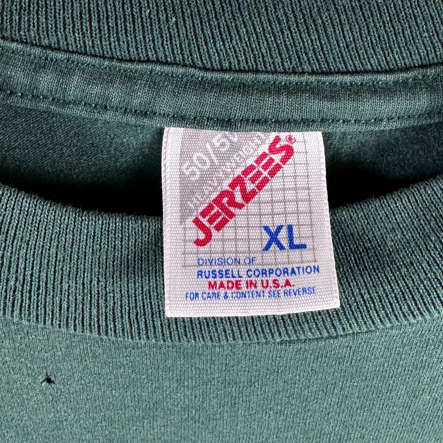 Vintage Jerzees Forest Green Blank Tee