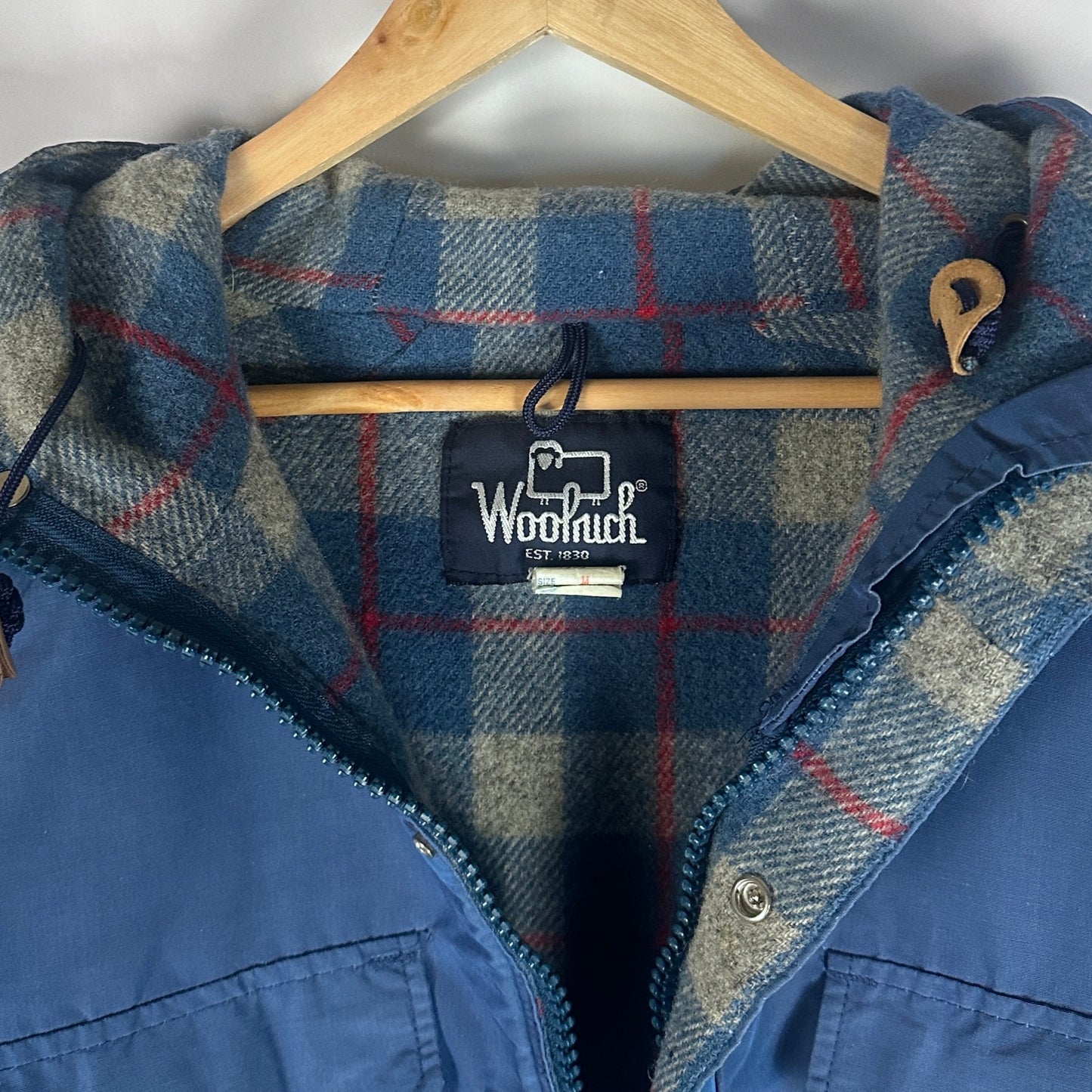 Vintage Woolrich Blue Parka Jacket