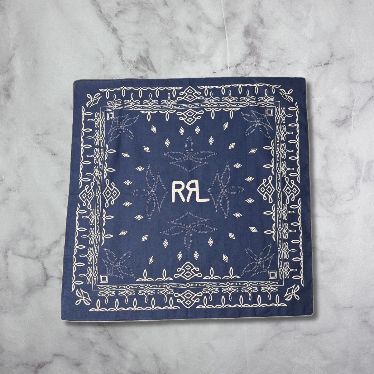 RRL Indigo Paisley Bandana