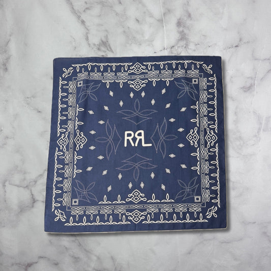 RRL Indigo Paisley Bandana