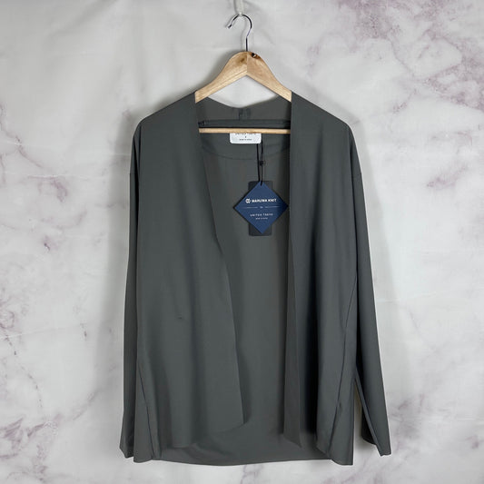 United Tokyo Maruwa Knit Grey Cut & Sew Cardigan