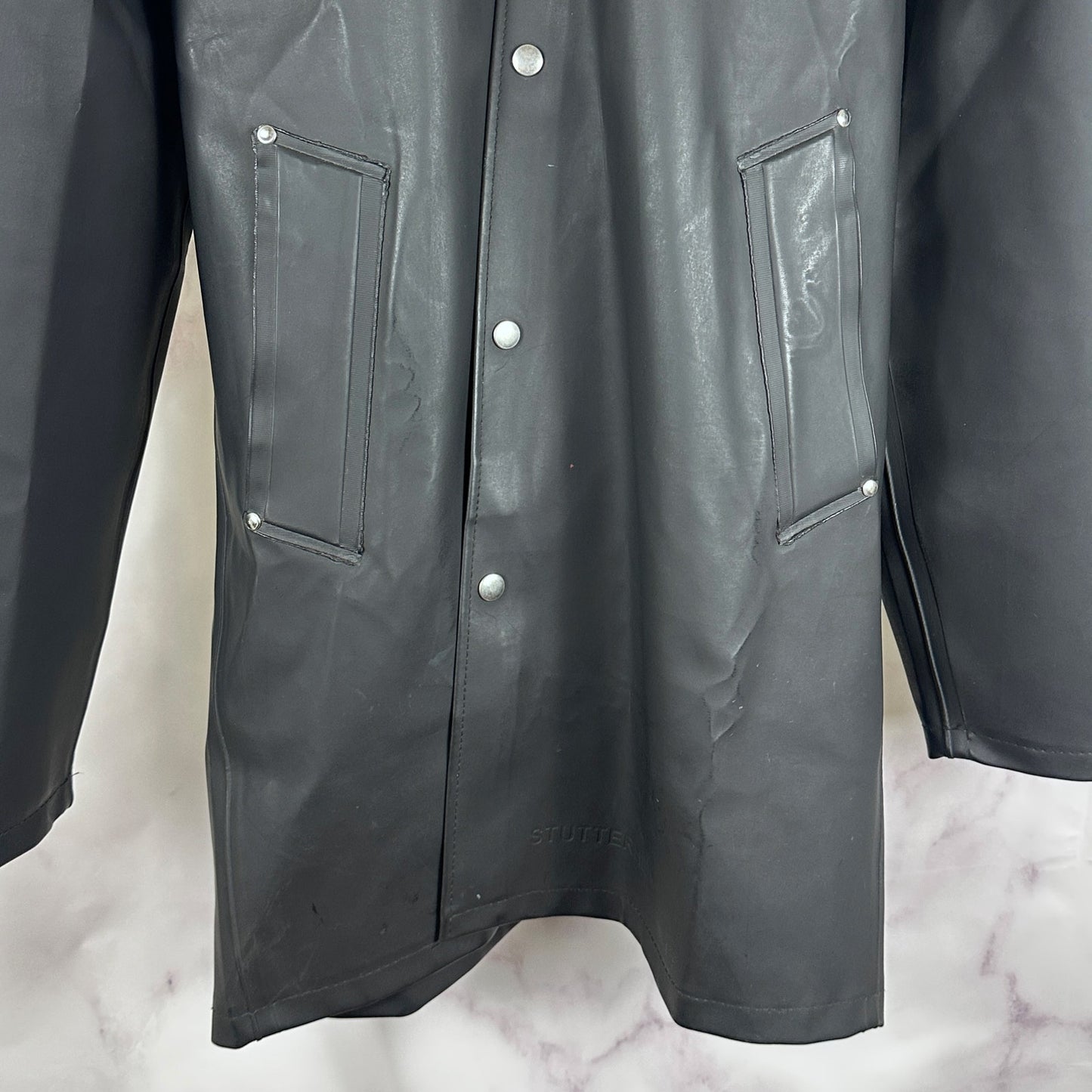 Stutterheim Black Stockholm Rain Coat