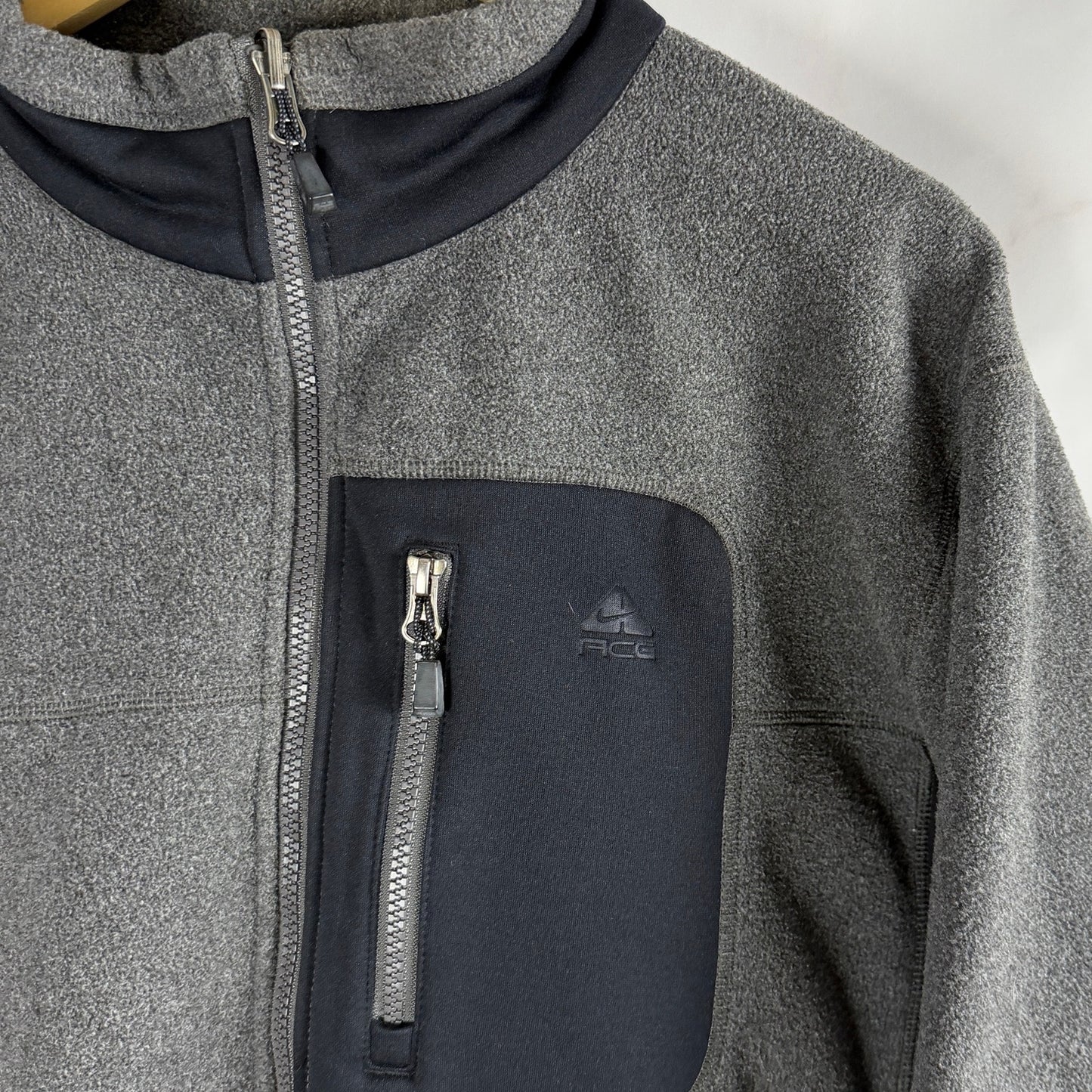 Nike ACG y2k Grey FitTherma Zip-Up Fleece