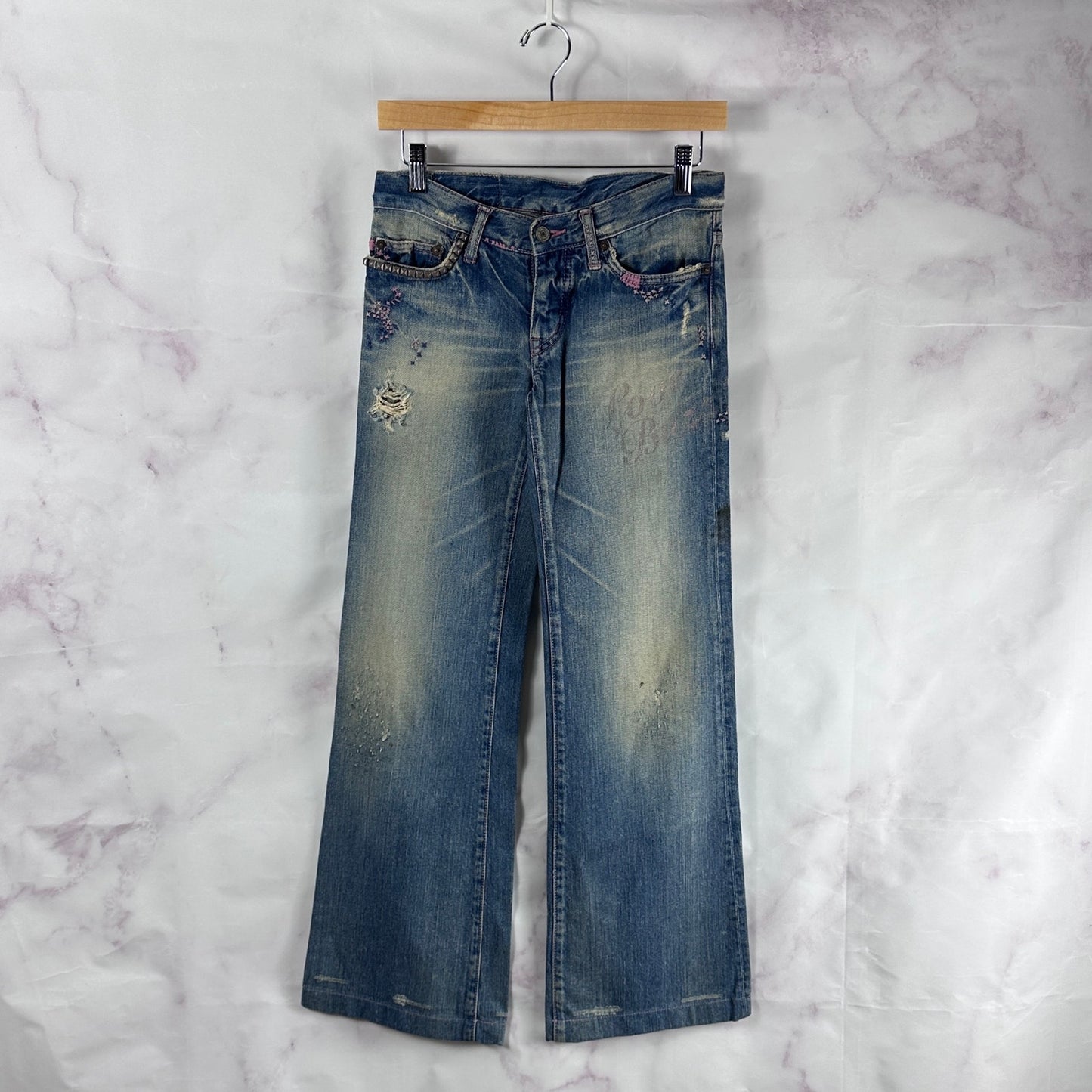 Hysteric Glamour ‘Love Buzz’ Japanese Repaired Denim