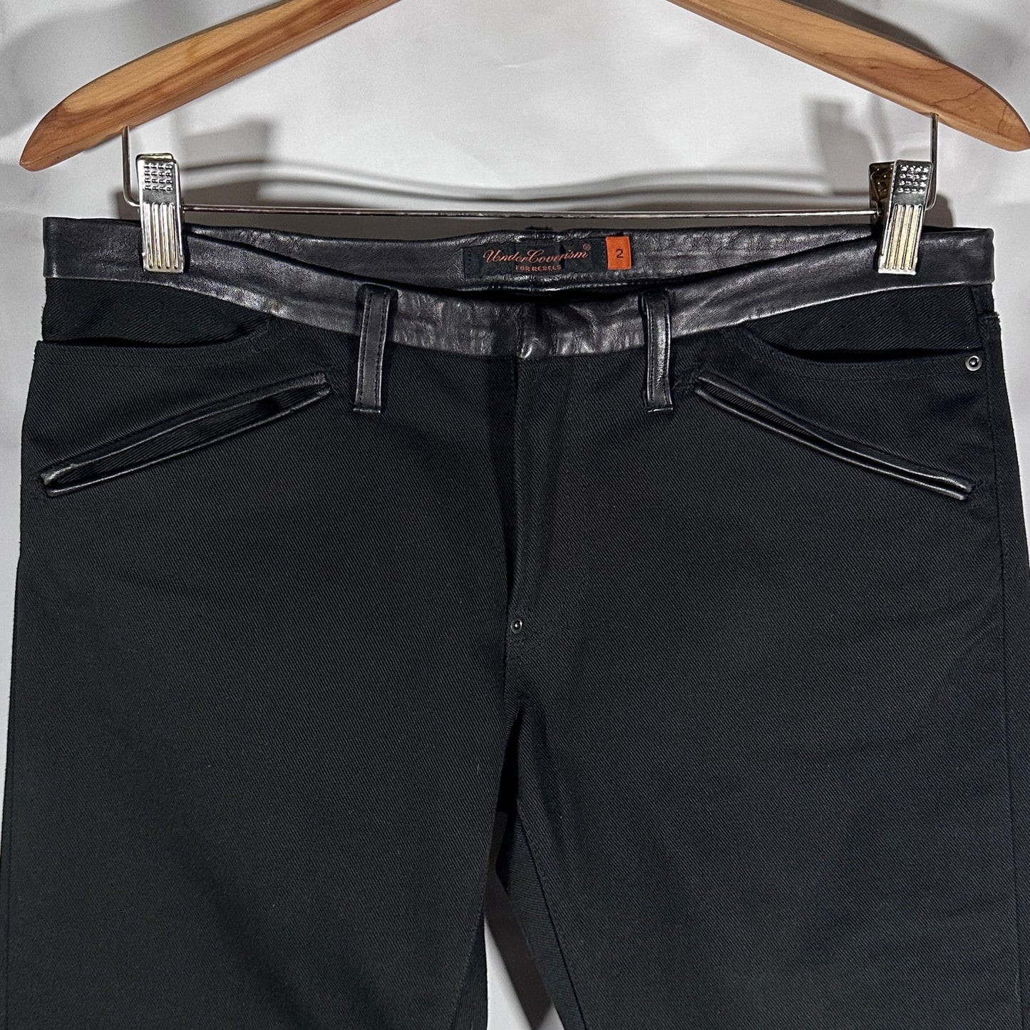 Undercover A/W05 Arts & Crafts Black Cummerbund Denim