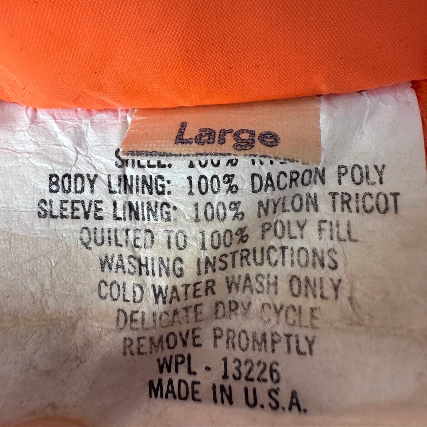Vintage A$AP Bari Orange 70s Patch Coach Jacket