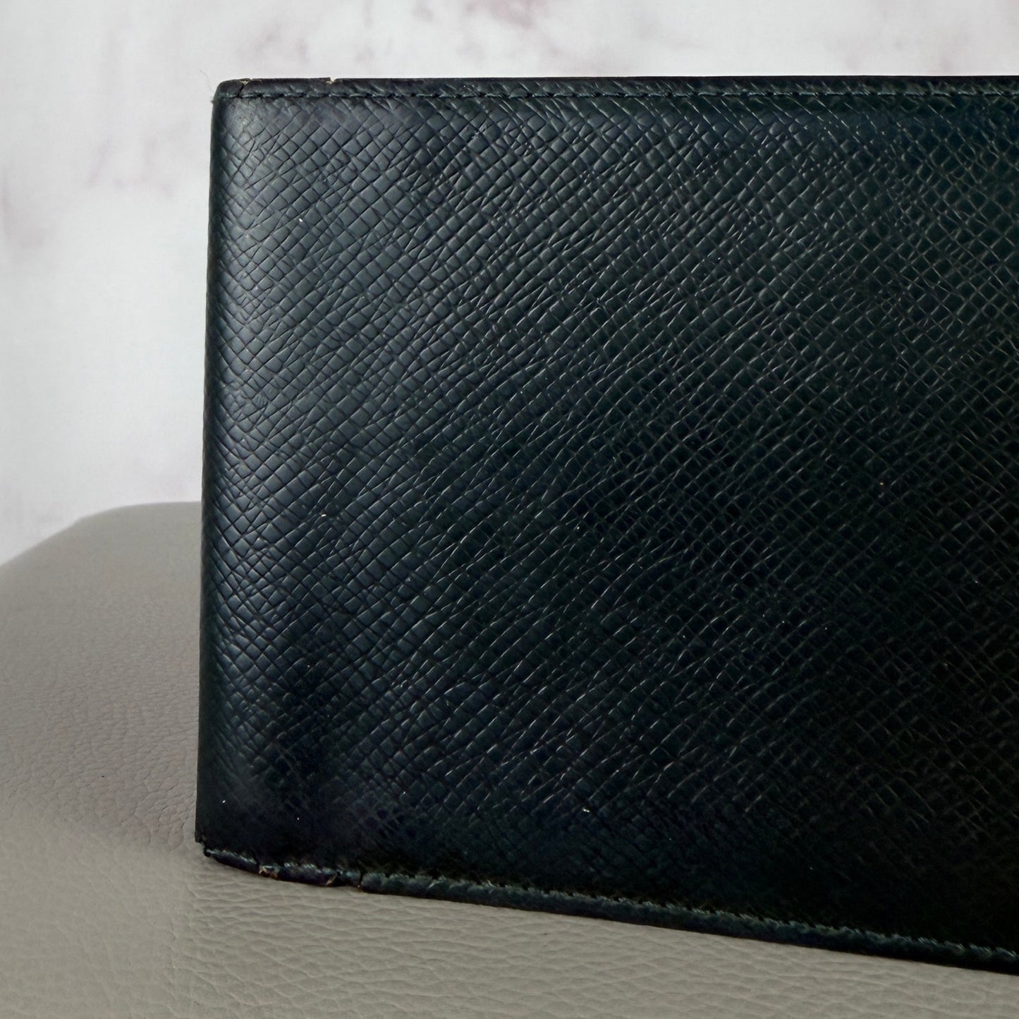 Louis Vuitton Green Epi Bifold Wallet