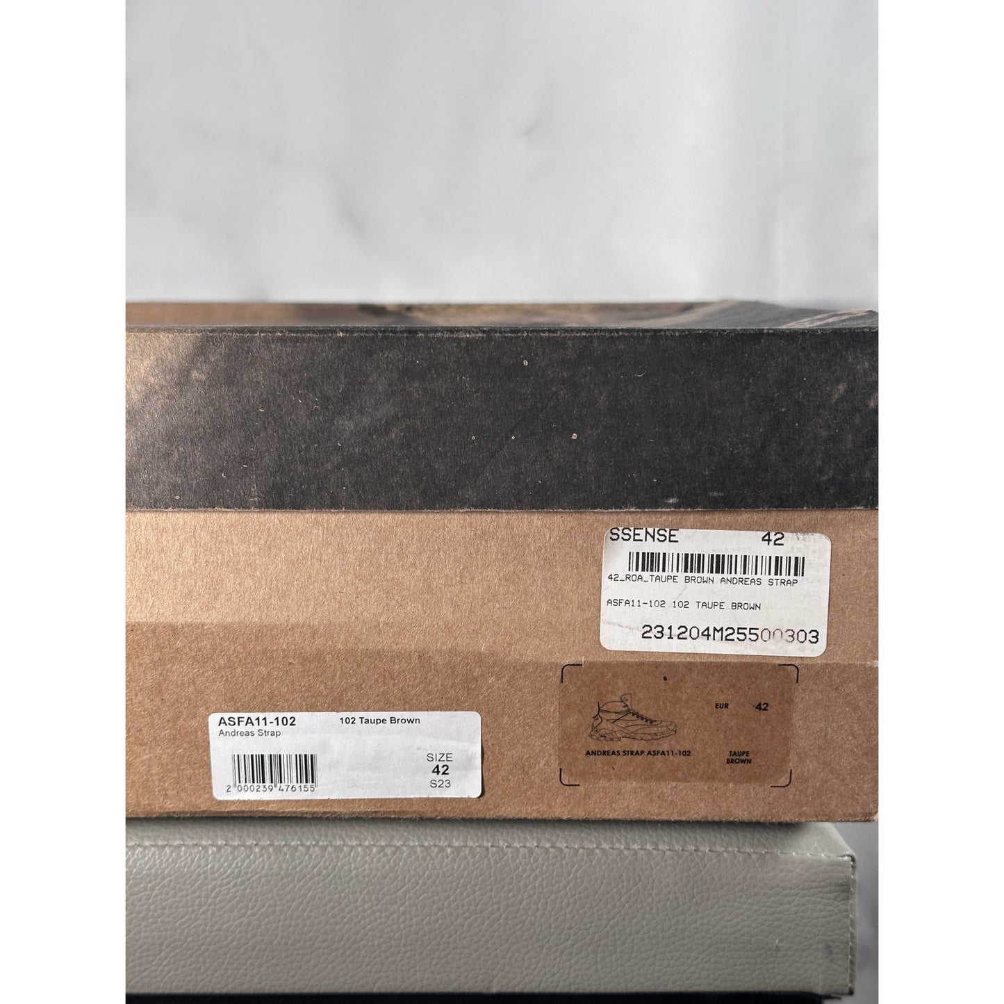 ROA Andreas Strap Boot Taupe Brown